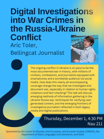 Aric Toler: Digital Investigations into War Crimes