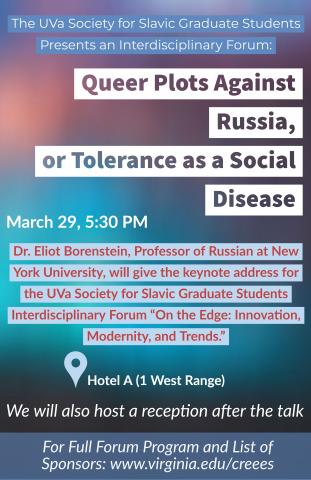 Queer Plots Against Russia, or Tolerance as a Social Disease