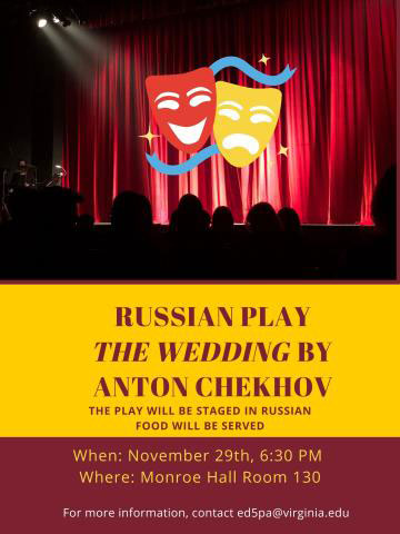 Russian Play: The Wedding by Anton Chekhov